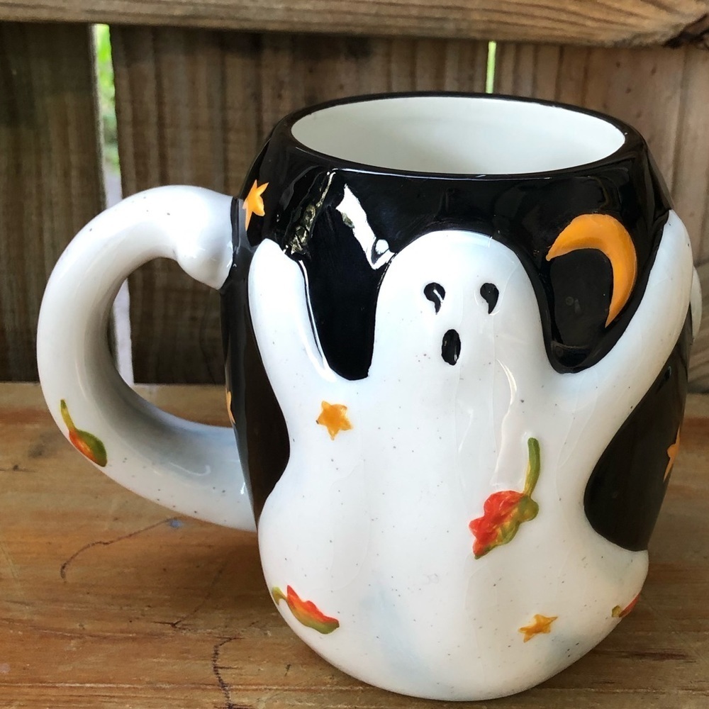 Vintage 90s Susan Winget Ghost Oversized 22oz Coffee Mug Certified International
